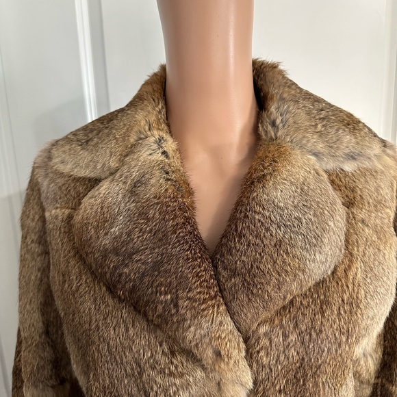 Vintage Mongolian Rabbit Fur Coat *Read Carefully* - Picture 3 of 10